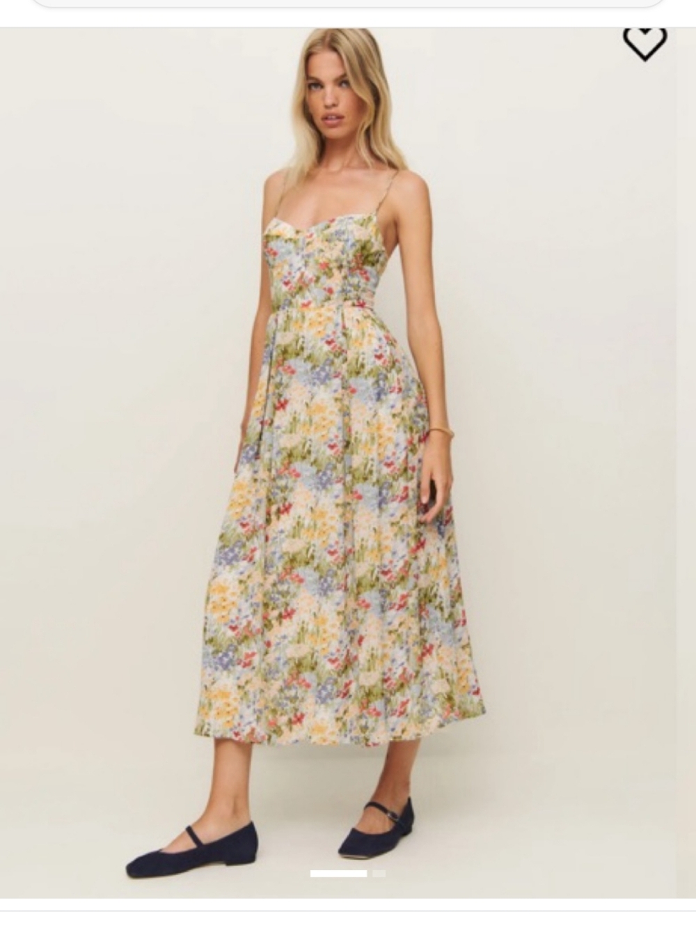 NWT Reformation Jaelyn Dress Countryside Floral Print Size 4 - Picture 3 of 15